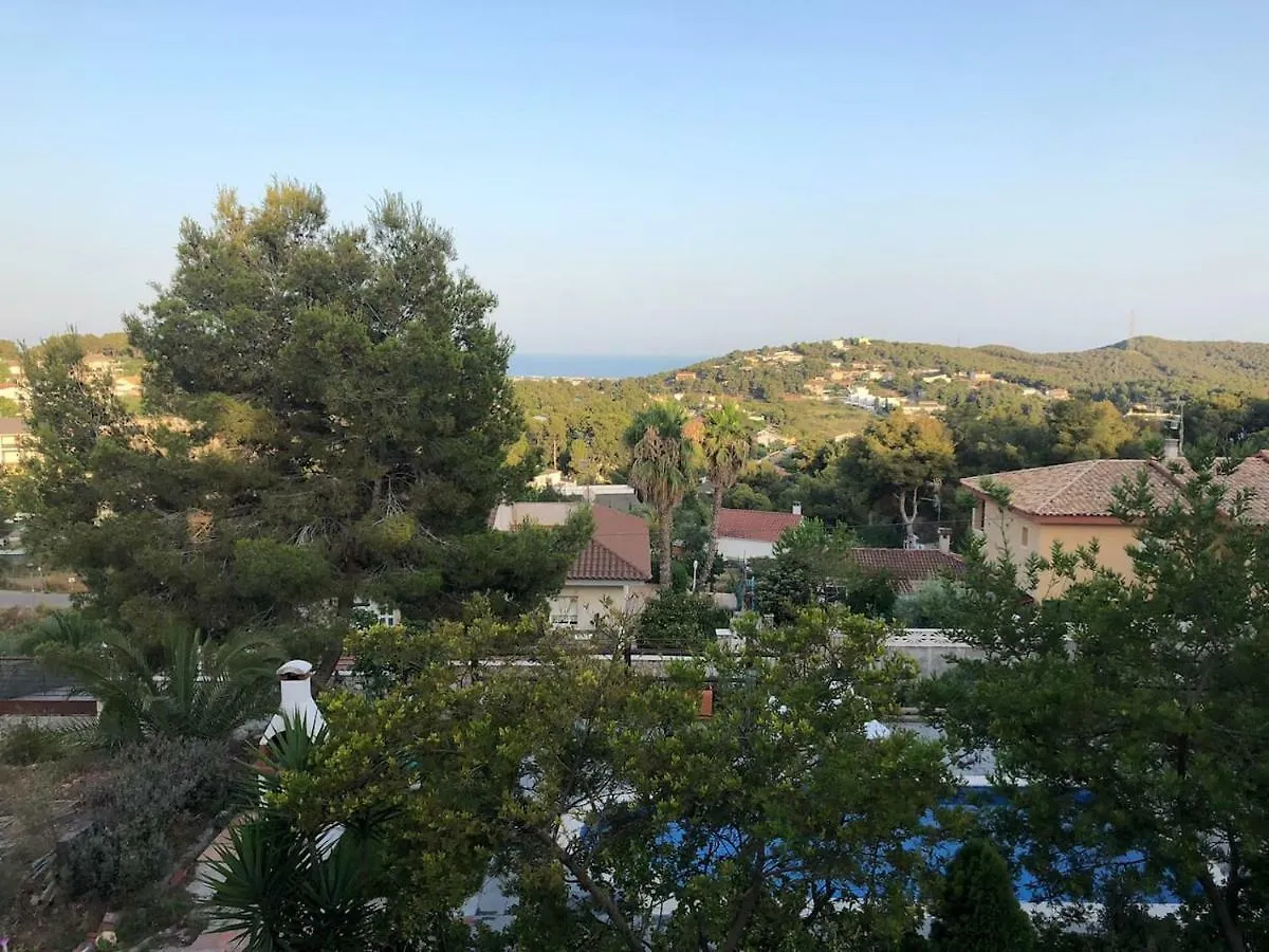 Villa Casa Bella Vista en montaña con vistas al mar y piscina privada Cunit 0*,  España