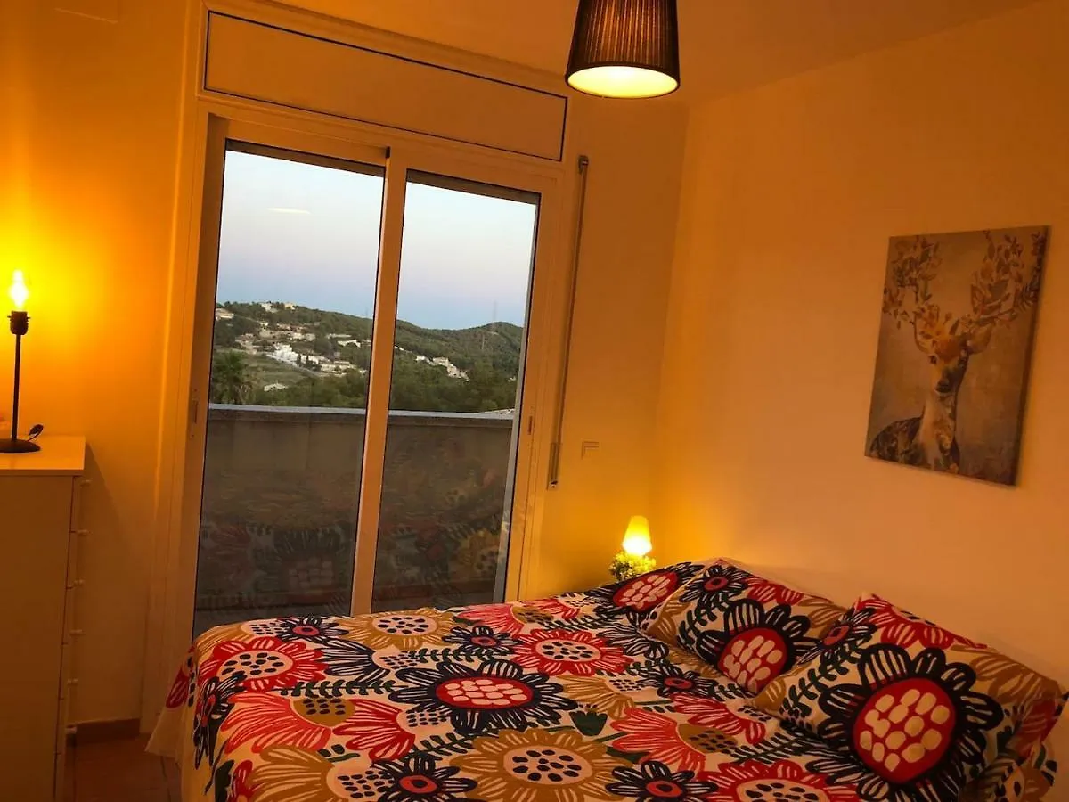 Сasa de vacaciones Villa Casa Bella Vista en montaña con vistas al mar y piscina privada Cunit España